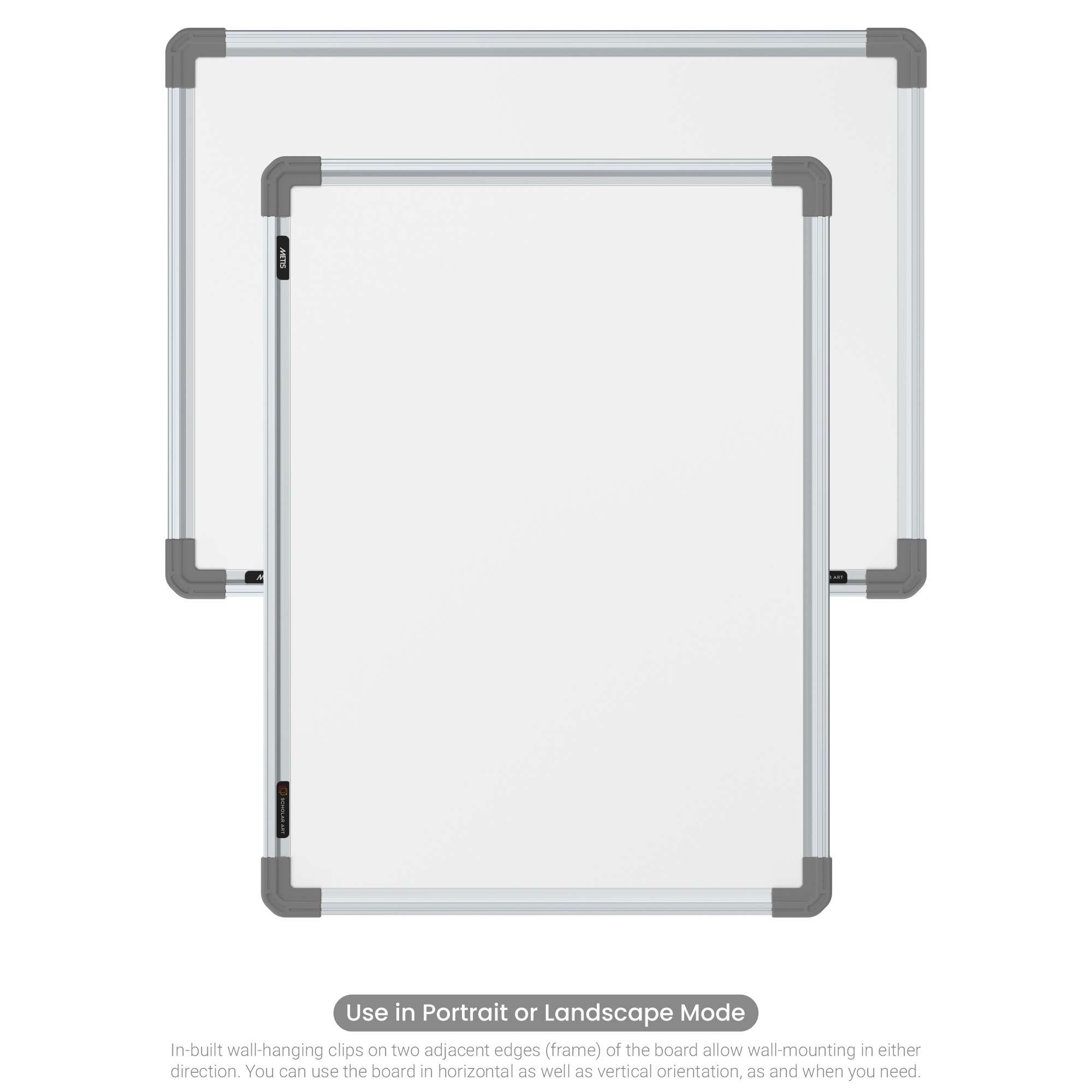 Ceramic magnetic white board