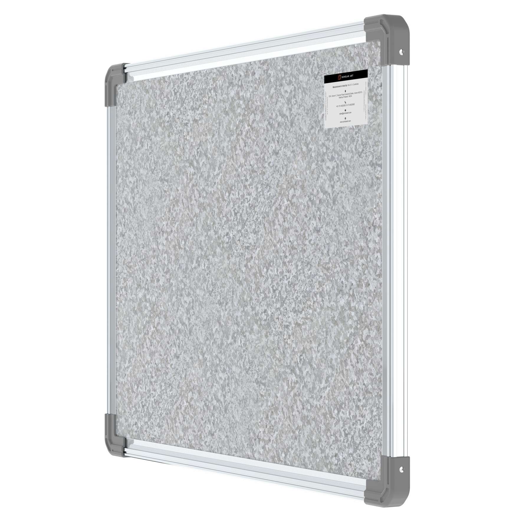Acrylic door cover fabric notice board