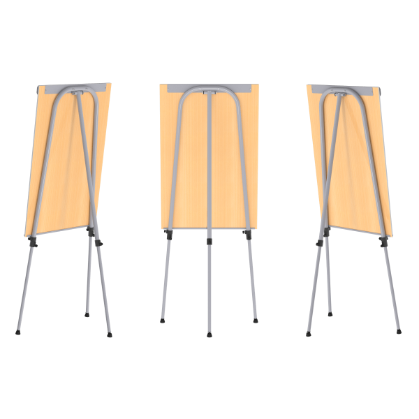 Flip charts stand with white boards